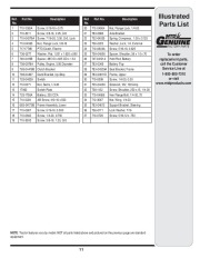 MTD 810 Hydrostatic Lawn Tractor Mower Parts List page 11