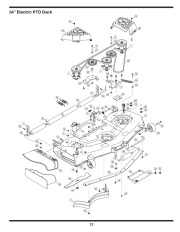 MTD 810 Hydrostatic Lawn Tractor Mower Parts List page 12