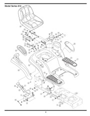 MTD 810 Hydrostatic Lawn Tractor Mower Parts List page 4