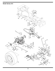 MTD 810 Hydrostatic Lawn Tractor Mower Parts List page 8