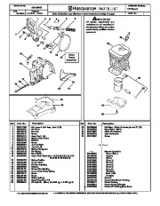 Husqvarna 137 Chainsaw Parts Manual, 2001,2002,2003,2004,2005,2006,2007 page 2
