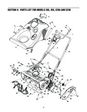 MTD Yard Man 285 298 E285 E295 Single Stage Snow Blower Owners Manual page 12