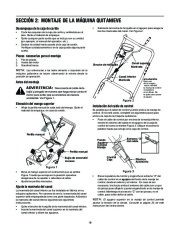 MTD Yard Man 285 298 E285 E295 Single Stage Snow Blower Owners Manual page 19