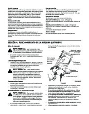 MTD Yard Man 285 298 E285 E295 Single Stage Snow Blower Owners Manual page 21