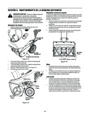 MTD Yard Man 285 298 E285 E295 Single Stage Snow Blower Owners Manual page 24