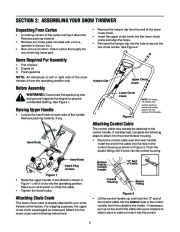 MTD Yard Man 285 298 E285 E295 Single Stage Snow Blower Owners Manual page 5
