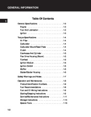 Toro 62901 Gas Blower Vacuum Service Manual, 1996, 1997, 1998 page 3