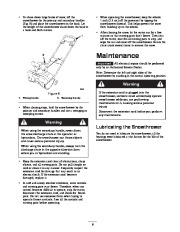 Toro 38026 1800 Power Curve Snowthrower Owners Manual, 2004, 2005 page 9