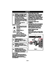 Ariens Sno Tek 24 26 920400 920401 Snow Blower Owner Manual page 4