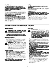 MTD Yard Man 31AE633E401 31AE663H401 Snow Blower Owners Manual page 10