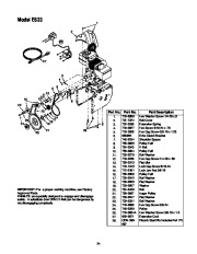 MTD Yard Man 31AE633E401 31AE663H401 Snow Blower Owners Manual page 24