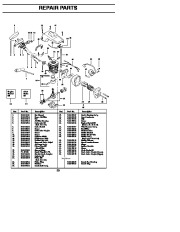 Craftsman 358.351162 Chainsaw Parts List, 1996 page 2