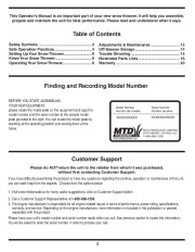 MTD 769-04165 Snow Blower Owners Manual page 2