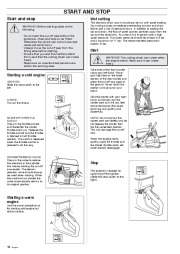 Husqvarna K950 Chain Chainsaw Owners Manual, 2007 page 16