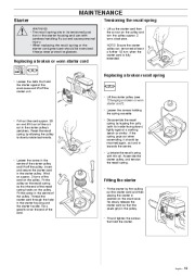 Husqvarna K950 Chain Chainsaw Owners Manual, 2007 page 19