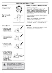 Husqvarna K950 Chain Chainsaw Owners Manual, 2007 page 6