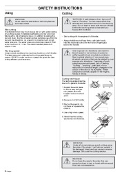Husqvarna K950 Chain Chainsaw Owners Manual, 2007 page 8