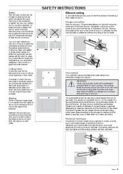 Husqvarna K950 Chain Chainsaw Owners Manual, 2007 page 9