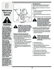 MTD 510 570 Log Splitter Lawn Mower Owners Manual page 12