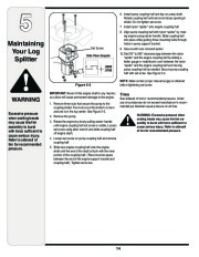 MTD 510 570 Log Splitter Lawn Mower Owners Manual page 14