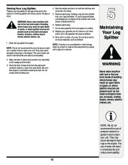 MTD 510 570 Log Splitter Lawn Mower Owners Manual page 15