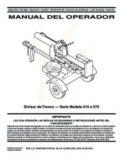 MTD 510 570 Log Splitter Lawn Mower Owners Manual page 21