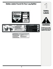 MTD 510 570 Log Splitter Lawn Mower Owners Manual page 3