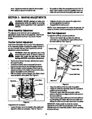 MTD White Outdoor Snow Boss 850W 1150W Snow Blower Owners Manual page 10