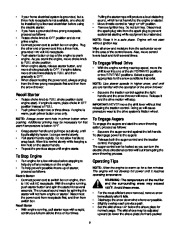 MTD White Outdoor Snow Boss 850W 1150W Snow Blower Owners Manual page 9