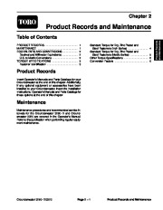 Toro 05138SL Rev A Service Manual Groundsmaster 3280 D 3320 Preface Publication page 11