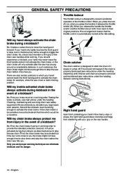 Husqvarna 346XP 353 Chainsaw Owners Manual, 2001,2002,2003,2004,2005,2006,2007,2008,2009 page 10