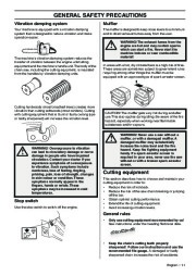 Husqvarna 346XP 353 Chainsaw Owners Manual, 2001,2002,2003,2004,2005,2006,2007,2008,2009 page 11