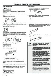 Husqvarna 346XP 353 Chainsaw Owners Manual, 2001,2002,2003,2004,2005,2006,2007,2008,2009 page 16