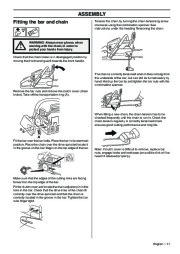 Husqvarna 346XP 353 Chainsaw Owners Manual, 2001,2002,2003,2004,2005,2006,2007,2008,2009 page 17