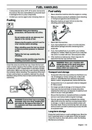 Husqvarna 346XP 353 Chainsaw Owners Manual, 2001,2002,2003,2004,2005,2006,2007,2008,2009 page 19