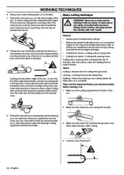 Husqvarna 346XP 353 Chainsaw Owners Manual, 2001,2002,2003,2004,2005,2006,2007,2008,2009 page 24