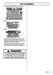 Husqvarna 346XP 353 Chainsaw Owners Manual, 2001,2002,2003,2004,2005,2006,2007,2008,2009 page 3