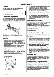 Husqvarna 346XP 353 Chainsaw Owners Manual, 2001,2002,2003,2004,2005,2006,2007,2008,2009 page 30