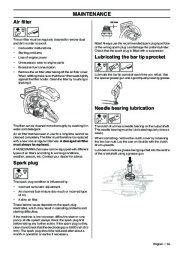 Husqvarna 346XP 353 Chainsaw Owners Manual, 2001,2002,2003,2004,2005,2006,2007,2008,2009 page 35