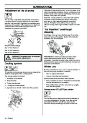 Husqvarna 346XP 353 Chainsaw Owners Manual, 2001,2002,2003,2004,2005,2006,2007,2008,2009 page 36