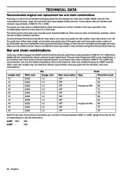 Husqvarna 346XP 353 Chainsaw Owners Manual, 2001,2002,2003,2004,2005,2006,2007,2008,2009 page 40