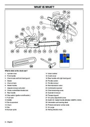 Husqvarna 346XP 353 Chainsaw Owners Manual, 2001,2002,2003,2004,2005,2006,2007,2008,2009 page 6