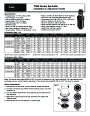 Toro TS90T Installation Instructions 090320 Catalog page 1