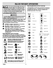 Husqvarna 521SSE 521SSR Snow Blower Owners Manual, 2006,2007,2008 page 3