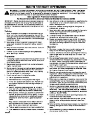 Husqvarna 521SSE 521SSR Snow Blower Owners Manual, 2006,2007,2008 page 4