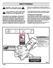 Husqvarna 521SSE 521SSR Snow Blower Owners Manual, 2006,2007,2008 page 7