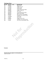 Murray Walk Behind 1695538 Snow Blower Parts Manual page 19