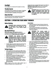 MTD 643 663 Snow Blower Owners Manual page 7