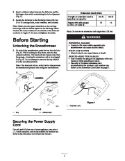 Toro 38025 1800 Power Curve Snowthrower Owners Manual, 2000 page 7