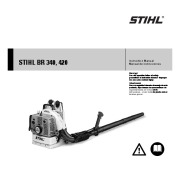 STIHL BR 340 420 Blower Vacuum Owners Manual page 1